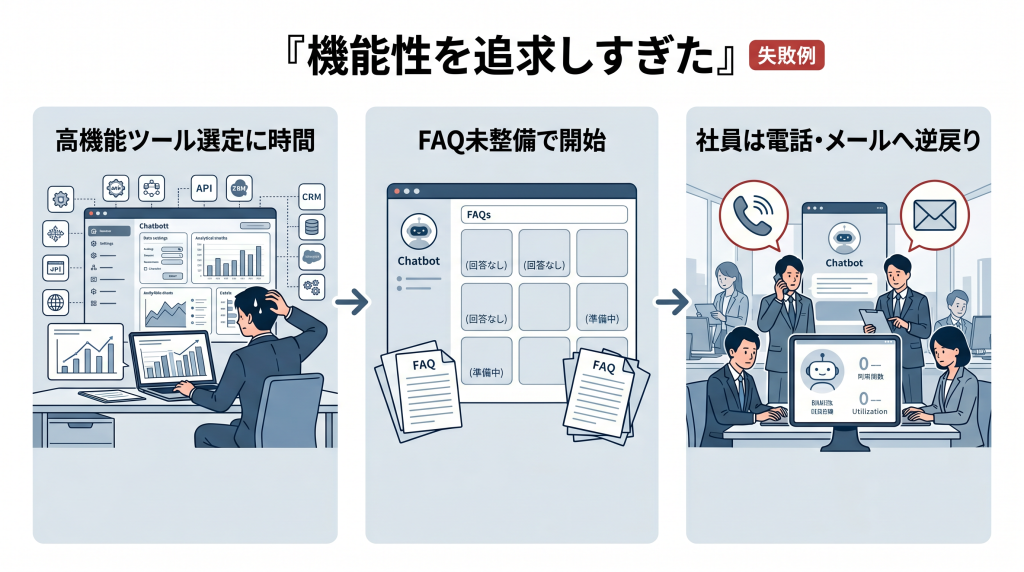 機能性を追求しすぎた