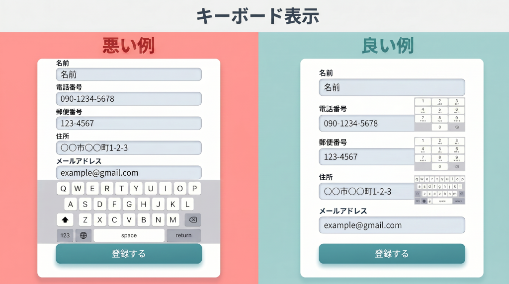 キーボード表示