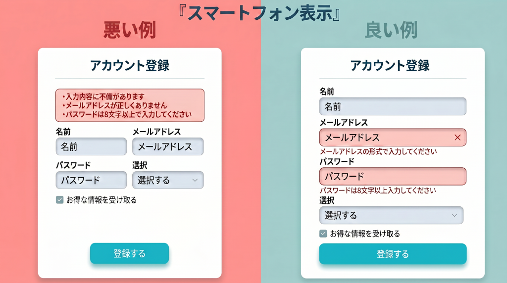 スマートフォン表示