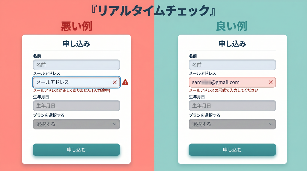 リアルタイムチェック